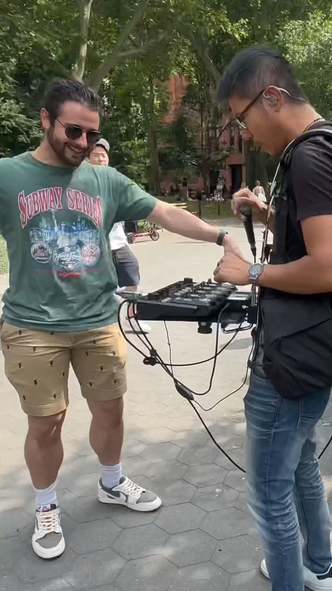 Made a beat with his VOICE, watch what happens next! #beatbox #loopstation #musicproducer