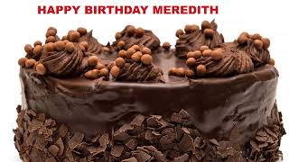 Meredith Birthday Song - Cakes Pasteles - Happy Birthday