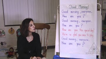 Good Morning Song: Establishing Classroom Routine (Virtual Tour)