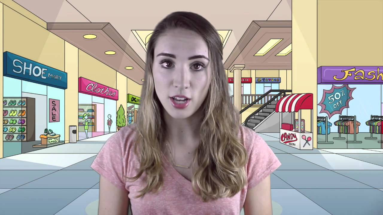 Cartoon Shopping Mall Background - YouTube