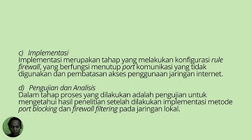 Sistem Keamanan jaringan Menggunakan Firewall dengan Metode Port Blocking dan Firewall Filtering