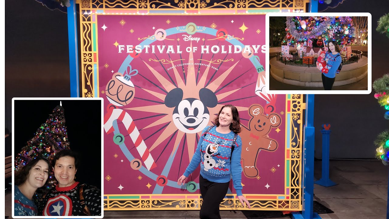 Disney California Adventure Holiday vlog! Join us for our baby’s first trip to the park! We made it!