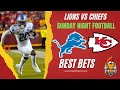 Lions vs Chiefs Best Bets! Player Prop and Spread Picks for Week 6 Sunday Night Football!