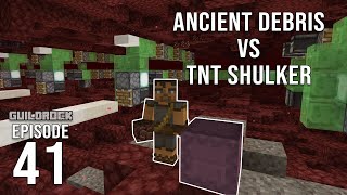 Ancient Debris Madness: Shulker of TNT Meets SilentWhisperers Nether Bore Genius @Acadewolf