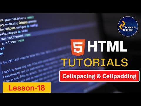 Cellspacing and Cellpadding in HTML Table in Hindi | Lesson 18