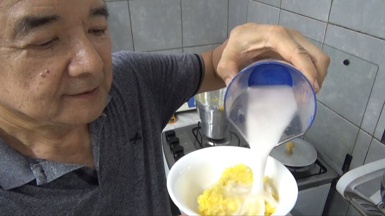 Fazendo um Cuscuz c/ Leite de Coco  - 17/01/2024