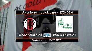 TOP/IAA fresh A1 tegen PKC/Vertom A1 op zaterdag 10 december 2022