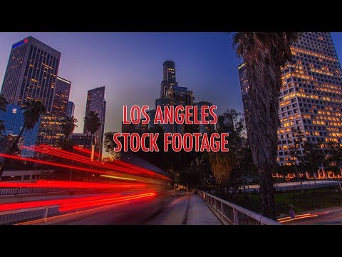 Los Angeles Hyperlapse Stock Footage