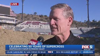 Celebrating 50 Years Of Supercross at Snapdragon Stadium