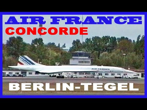 AIR FRANCE Concorde take off Berlin-Tegel Mai 1995