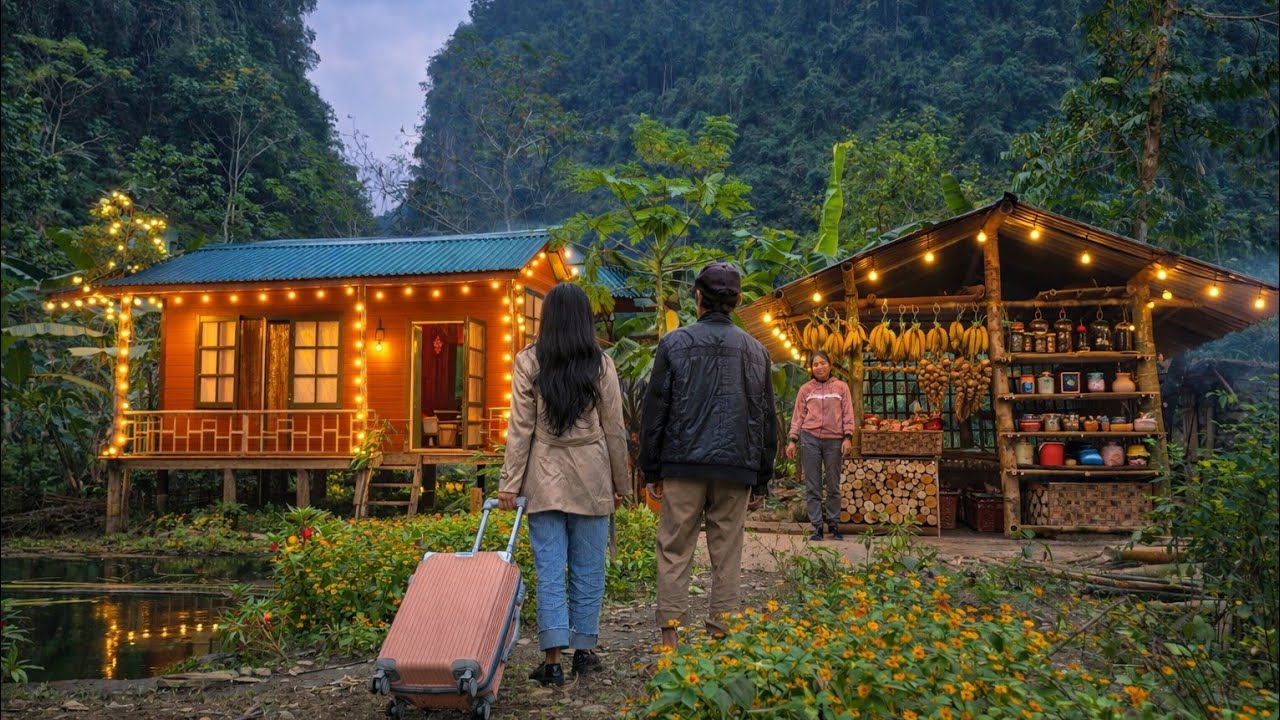 A day of gardening at the farm and an unexpected encounter with dad and sister.