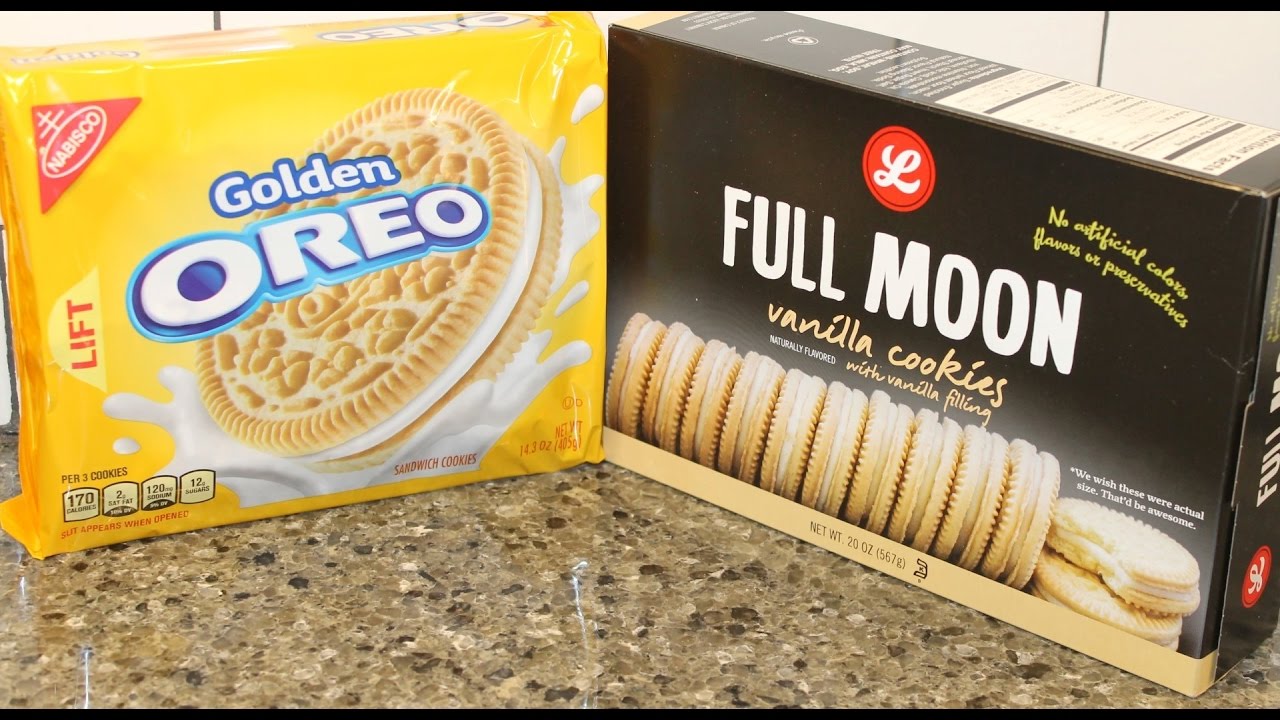Nabisco Oreo vs Lucky’s Full Moon: Golden Sandwich Cookie Blind Taste Test