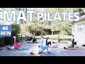 40 MIN Mat Pilates Flow Workout | At home No Equipment