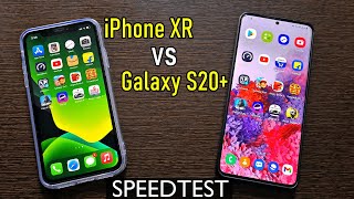 iPhone XR vs Galaxy S20 Plus Speed Test and Multitasking ( Apple A12 Bionic vs Exynos 990 ) in 2021!