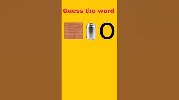 Visual puzzle challenge: decode the correct word #language #challenge #game
