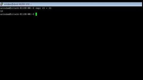 Linux - expr Command - w3resource