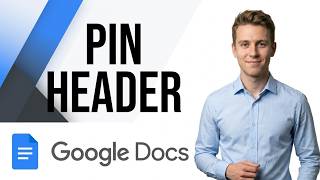 How to Freeze Table Header in Google Docs - Pin Header Row