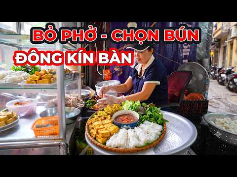 CỰC NGON | Chị gái Bỏ Phở sang BÚN ĐẬU MẸT ĐẶC BIỆT Khách Đông khó Thở