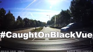 Old Lady Didn't See Him... T-Bone accident #Caught On BlackVue