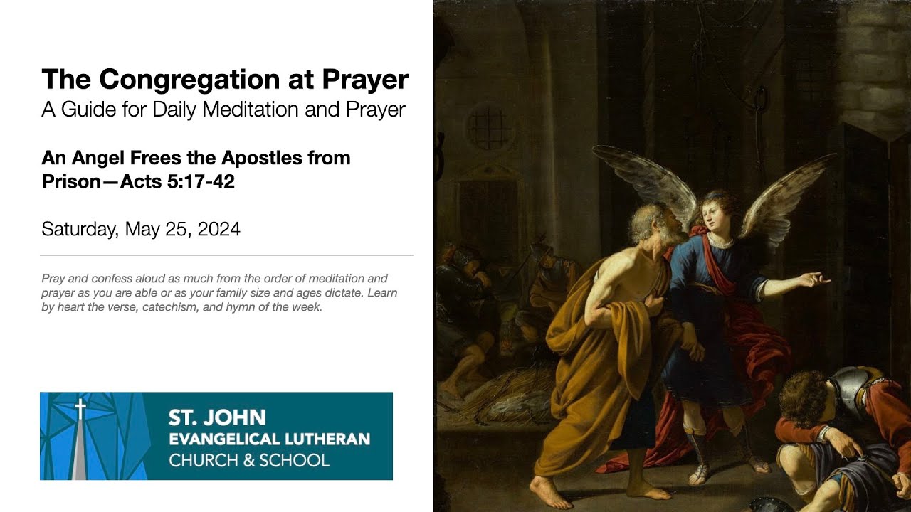 an-angel-frees-the-apostles-from-prison-acts-5-17-42-youtube