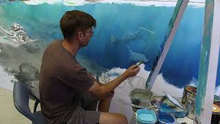 Adding Depth To Your Paintings - Sea Turtle Mural by muraljoe 11,127 views 1 year ago 5 minutes, 3 seconds