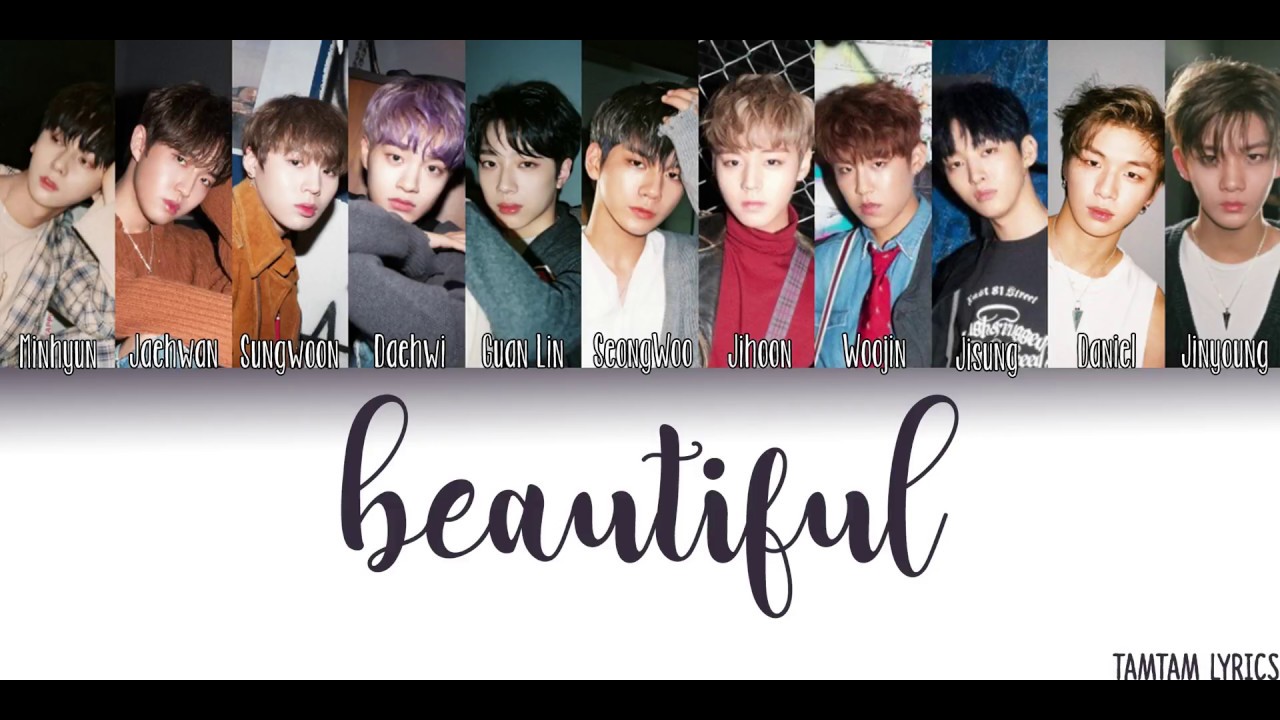 Beautiful wanna one lyrics