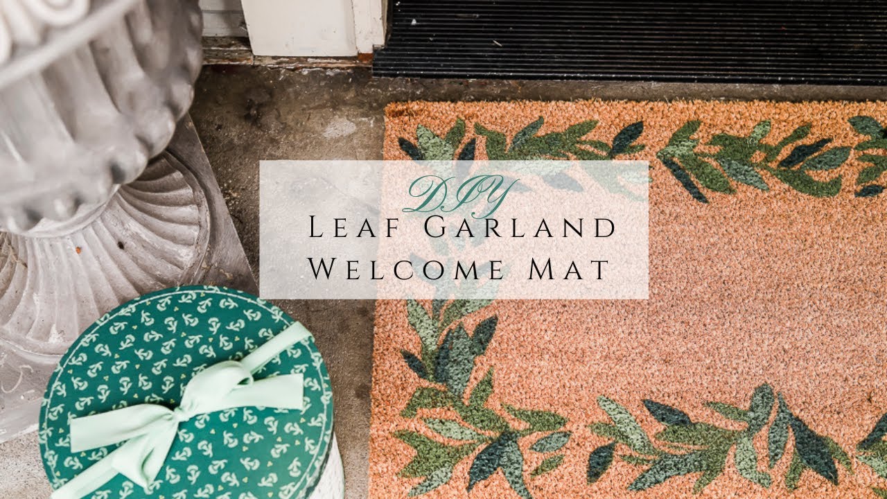 Custom DIY Welcome Mat - She Holds Dearly