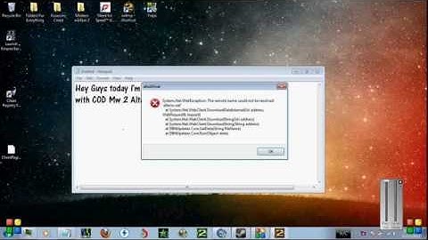 Call Of Duty Modern Warfare 2 Multiplayer alterIWnet Error