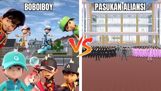 EXPERIMEN BOBOIBOY KUASA 7 VS YAKUZA HIMAWARI MOMOGUMI DAN BOS KANTOR PAJAK!! - SAKURA SCHOOL