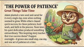 Learn English Through Story: The Power Of Patience