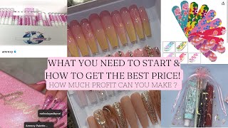 EP2 Press on nails 101: WHAT YOU NEED to sell press on nails & the cost breakdown!  nail business!
