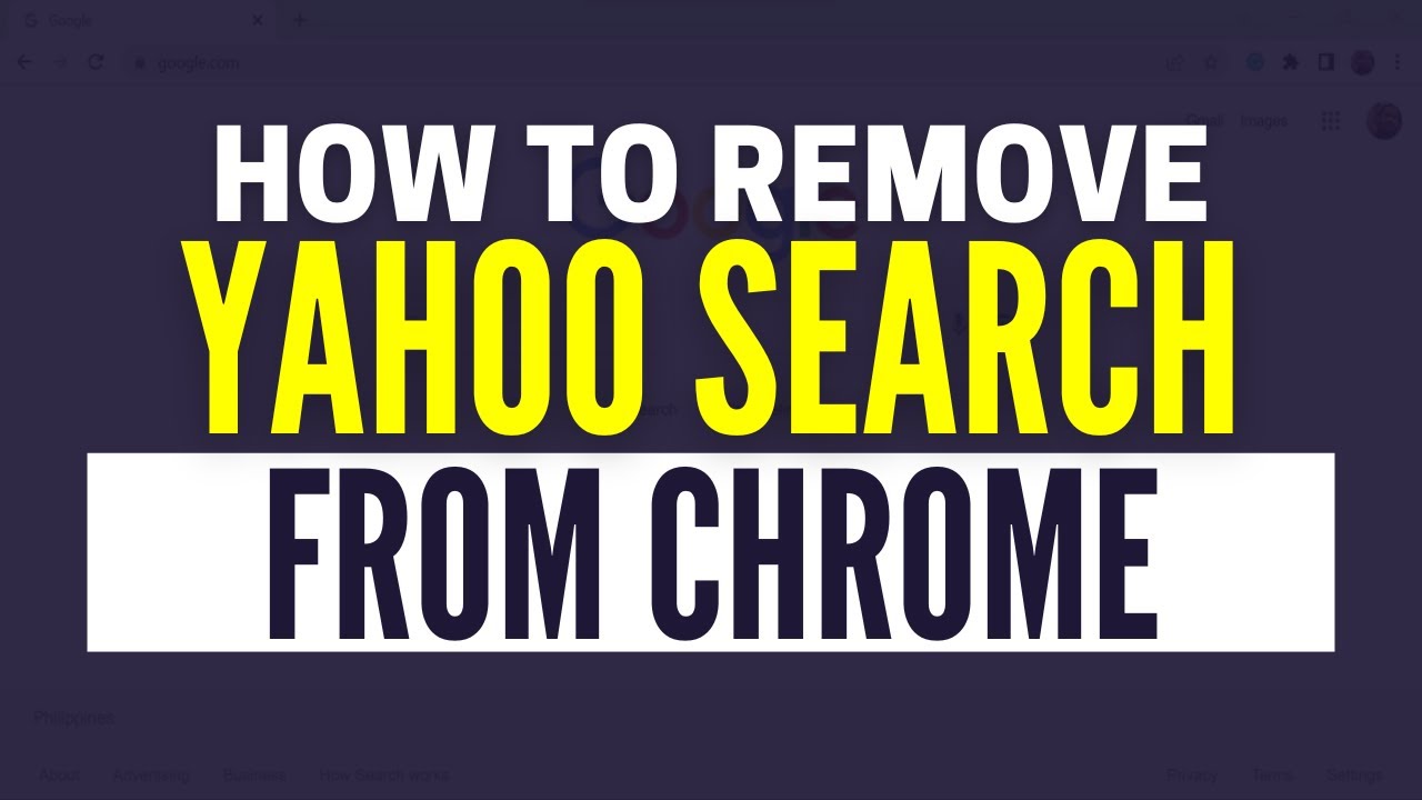 How To Remove Yahoo Search From Chrome (2025) - YouTube