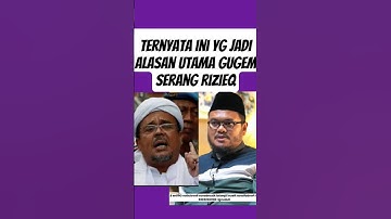 Ternyata ini yg jadi alasan utama kenapa guru gembul sering serang rizieq shihab #habib  #baalwi