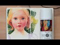 How to seal and store oil pastels  sennelier fixative vs hairspray