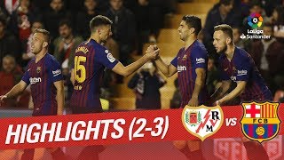 Resumen de Rayo Vallecano vs FC Barcelona (2-3)