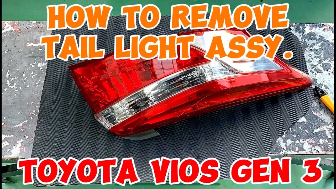 HOW TO REMOVE TAIL LIGHT ASSY. / TOYOTA VIOS GEN 3