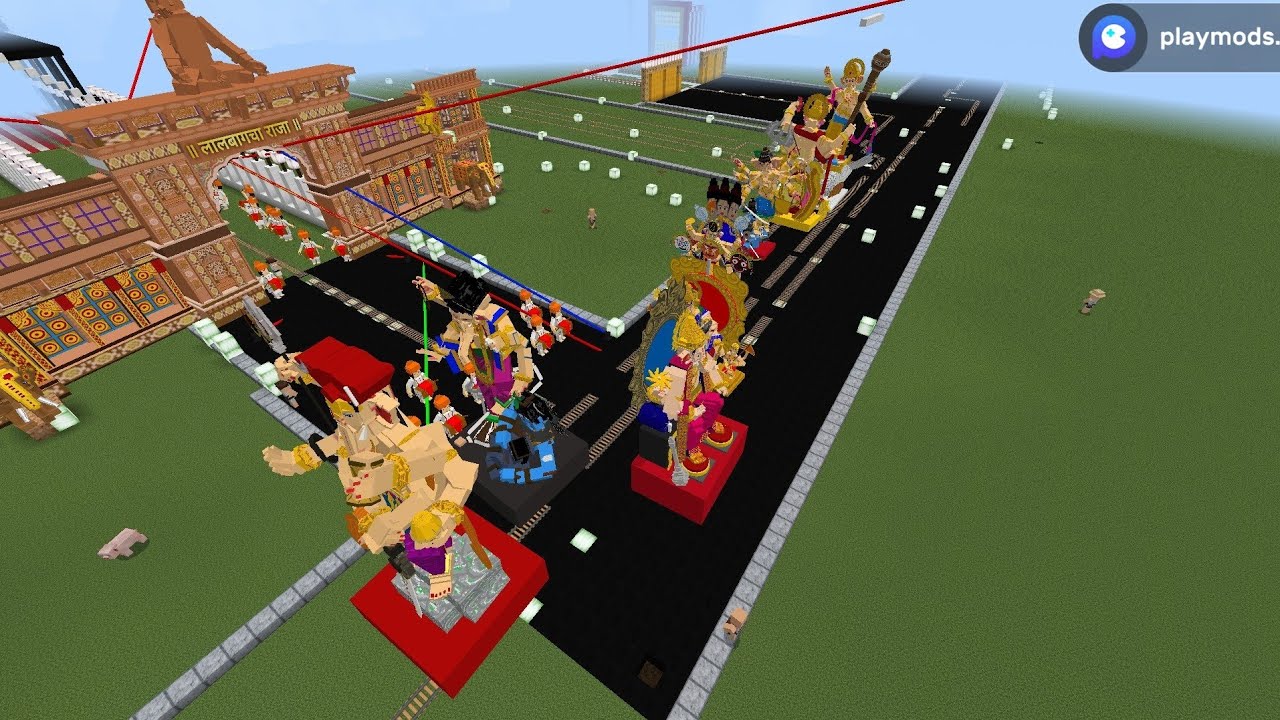 Minecraft ganpati bappa visarjan sohala part 2 😘🤩🥰