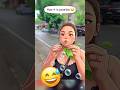 Girl Makes Bubbles From Leaves 😲