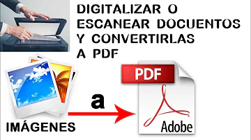 ¿Es lo mismo un documento escaneado que un PDF?