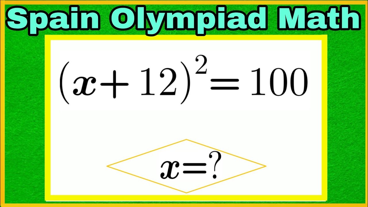 Most Students Fail This Question | Spain Olympiad Math #algebra #maths #mathstricks #mathematica 