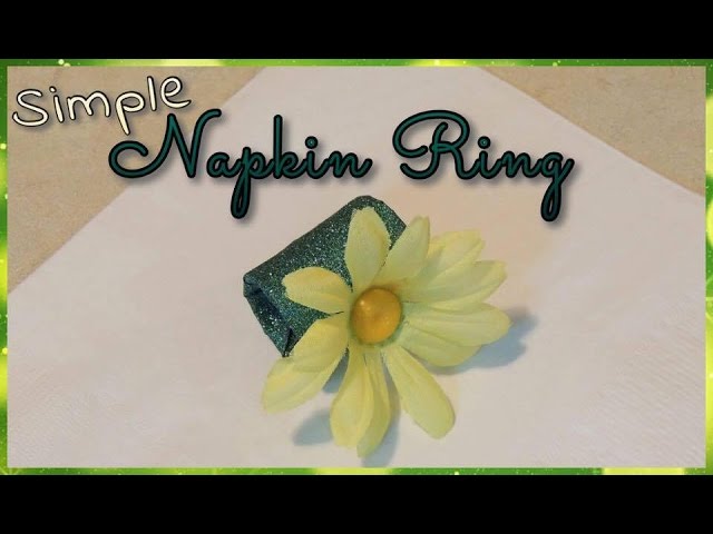 DIY Napkin Rings - easy diy project - Sawdust Girl®