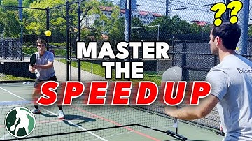 The Most Misused Shot in Pickleball | How to Hit a Speed-Up and When to Use it