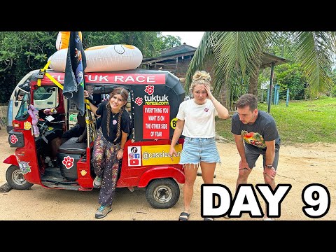 RACING ACROSS AN ENTIRE COUNTRY IN A TUKTUK 🛺 Day 9