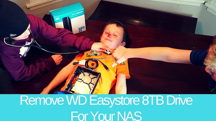 How to shuck the drive from a Western Digital Easystore 8TB and save money on your NAS