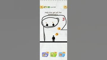 Tech gamer 13 : Draw 2 save level 89 || Help him get all the humburger || #shorts #draw2save #song