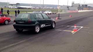 VW Golf 3 R30 Turbo 4motion HST Lauf 2 Viertelmeile Cup Lausitzring 06.10.2013