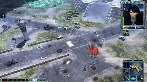 Command & Conquer 3 Tiberium Wars: GDI Mission 3 "Langley AFB" Hard, All Bonus & Intel (No Comm)