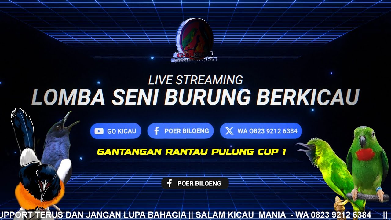 part 1 || LOMBA BURUNG BERKICAU RANTAU PULUNG CUP 1 , LOKASI PASAR INDUK ||  07/12/2025