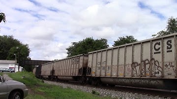 CSX U878 in Hi Def at Shenandoah Junction,WV on 8/24/14