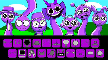 Incredibox Sprunki | Sprunki Phase 3 But DURPLE Repeat After Every Character | NEW Reactions